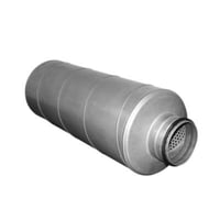 Alnor Systemy Wentylacji lyddmper 160 mm X 1200 50 isolering, Nippel/Nippel