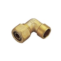 Px vinkel kompressionsovergang, 18mm, 1/2” gevind, messing