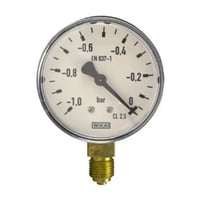 manometer, 63 mm, 1-0b, 1/4" rrgevind, nedad