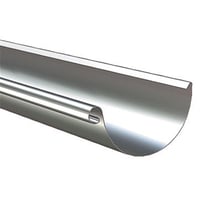 Tagrende stål, 6", 150mm, 1/2 rund, 6m - Lindab