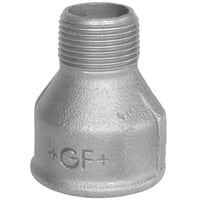 Galvaniseret spidsmuffe - " x ?"