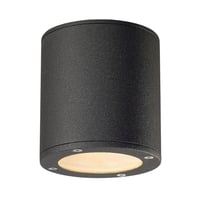 SLV Sitra udendrs loftlampe, IP44, GX53, antracit