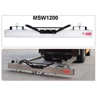 Magnetisk fejekost til gaffeltruck, 1200 mm