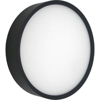 Nordtronic Zoe, udendrs LED vglampe / loftlampe, dmpbar, sort