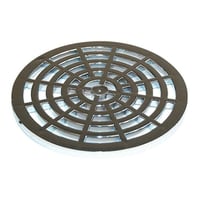 Rund Purus rist, Ø130 mm, til vinyl. Forkromet