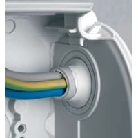 HENSEL Forgreningsdåse 0,75-4 mm² 104x104x70 mm. Med 2x Wago 221-500 montagebeslag og 5x Wago 221-413 3-leder kompaktklemmer