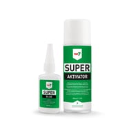 TEC7 superlimsystem, SUPER lim & aktivator, 50 + 200 ml billede