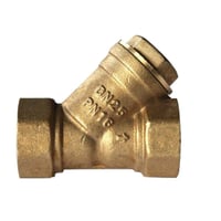 Snavssamler 1 1/4″ messing, Byggelngde 85mm