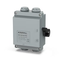 Kripal sikkerhedsafbryder, 25A AC23, 3P+N, sidebetjent