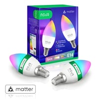 NOUS P4 E14 Smart Pre, RGB, 470lm, 4,5W, Matter - 2 pak