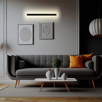 LED liner vglampe, 20W, 101cm, IP65, 4000K, antracit - Kulr : Neutral