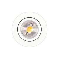 Claudia LED minidownlight, 230V, 4,5W, 4000K, Ra95, 330lm, IP44, mat hvid, rund