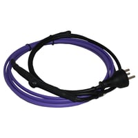 PipeHeat 1,4 meter, ind-/udvendig i vandrr, med DK-stik, 15W