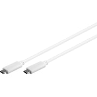 USB-C til USB-C kabel, 2 meter, 100W, 10 Gbps, 4K60Hz, Gen2, 5~20V/5A, E-Mark