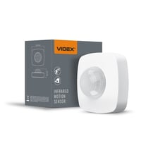 PIR bevgelsessensor og skumringsrel, 1200W, 360 grader, IP54, hvid, rkkevidde 8 meter billede