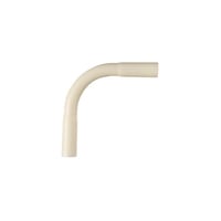 Plastb?jning p? 90? med muffer, 16 mm