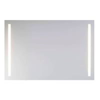 Laufen Arte spejl, indbygget lys i siderne, 90 cm x 65 cm