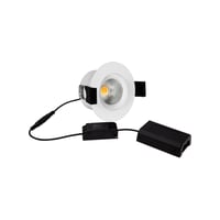 HiluX D8 Tilt360 Full Spectrum LED indbygningsspot, 640lm, Ra97, 3000K, hvid (mat)