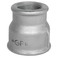 Formmuffe 1/4- 1/8'' galvaniseret