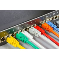 DELTACO F/UTP Cat6 patchkabel, LSZH (Low smoke zero halogen), 1 meter, gul