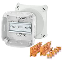 Forgreningsdse, 0,75-4 mm, 104x104x70 mm, gr - Hensel