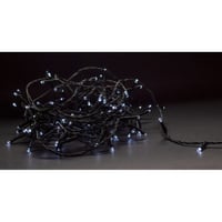 Iskrystal LED lyskde, 4 meter, 180 LED, kold hvid, IP44, 230V