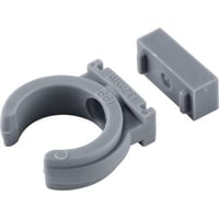 Wavin PP klemrørbærer 32 mm med afstandsklods, grå