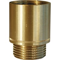 Billede af haneforlnger 1/2" x 15 mm, muffe/nippel, r messing hos WATTOO.DK