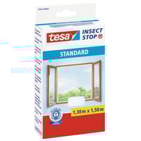 Insektnet Comfort vinduer, str. 1,3 x 1,5 m, hvid - Tesa