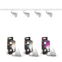 #2 - Philips Hue komplet lysskinne-st, 2 meter, hvid, inkl 4 spots med White Ambiance