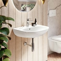 Villeroy & Boch ViConnect E200 vgtryk, dobbeltskyl, hvid billede