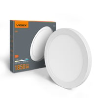 18W LED loftslampe, CCT, 103lm/W, IP20, 21,7×21,7cm, hvid kant, justerbar lyskulr, indbygget/pbygget – Neutral