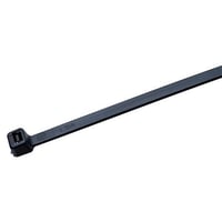 Kabelbinder 4,6X160 sort UV-bestandig, Max Ø diameter 36,6mm, temperatur -40°C til +85°C, trækstyrke 230N, Polyamid (PA) KRT: 10000 - (100 stk.)