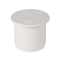 Ostendorf afløbsprop, Ø32 mm, plast, hvid