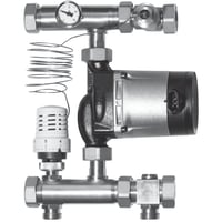 Roth Universalshunt - Med Grundfos ALPHA2 L 15-60 pumpe uden fordelerrr, 2-12 kredse til 240 m