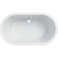 Geberit Bambini babybadekar, 910x515x257 mm, ovalt, til bordplade, Varicor