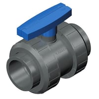 Kuglehane PVC, 63mm med to omlbere