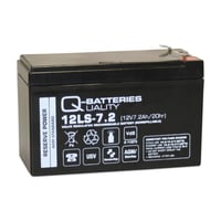 vrige Q-Batteries 12V-7,2Ah blybatteri VDS for alarm / Backup