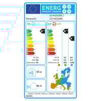 Panasonic CU-HZ25ZKE varmepumpe, luft/luft (udedel)