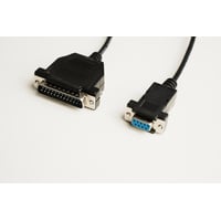 Serial Cable DB9-DB25, 1,8 meter, F/M, sort