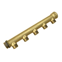 3/4″ fordelerrr med 5 afgange 1/2″, center afstand 50 – Wavin