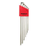 Bondhus stiftnglest, lang, blank, uden kugle, stubby, 1,5-6 mm