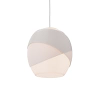 myCreation Kappe pendel E27, gennemskinnelig hvid, 300 cm kabel