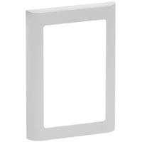 LK FUGA - Soft 63 design ramme, 1 modul, lysegr + teknisk monteringsramme