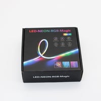 LEDlife RGBIC Neon Flex komplet st, 8x16 neonflex, Bluetooth app, fjernbetjening, USB, 3W, 5V input - 5m