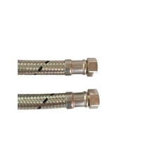 Neoflex silikoneslange, 1 meter, 1" tilslutning, rustfri flet