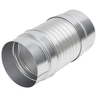 Lindab flexrr alu DRATMF, 125 x 500 mm med MF-ml (komprimeret til 250 mm)