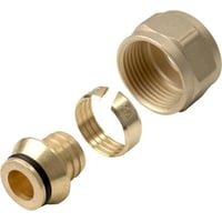 Billede af Wavin Tigris Skruefittings - Koblingsst, 20 mm x ?" (20 x 2,0 mm PE-RT Pro3 & Pro5 rr) hos WATTOO.DK