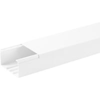 OBO Kabelkanal WDK – Kanalbund med lg, 39 x 88,5 mm (WDK40090), renhvid – 2 meter