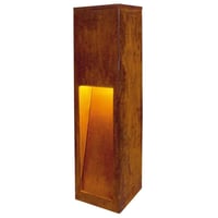 Billede af SLV Rusty Slot 50 bedlampe, E27, IP44, rust brun